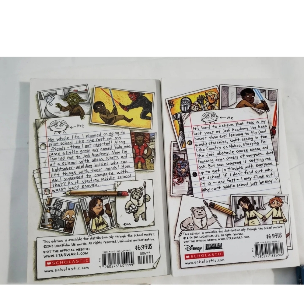 :5 STAR WARS Kids Books children graphic illustrated books jedi academy starwars - Picture 3 of 15